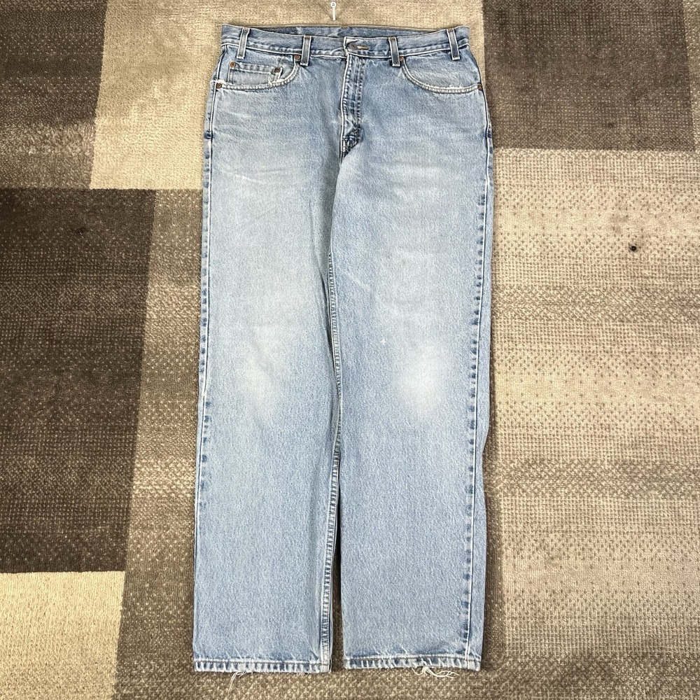 Vintage Levis 550 Jeans Men 36x31 (34x31.5) Blue Y2K Relaxed Fit Distressed‎